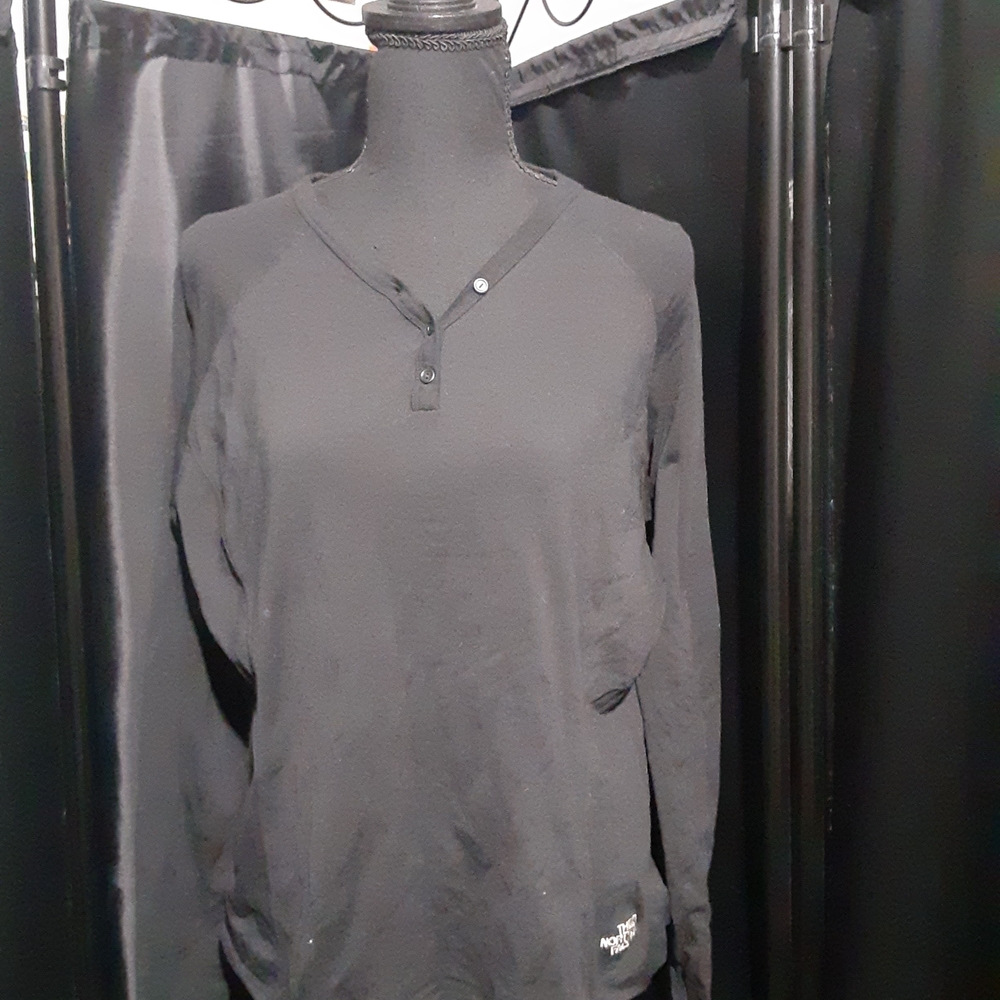 The North Face Women's Vaporwick Top Black Long Sleeve Size XL/TG Active